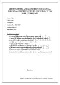 CERTIFIED PARKS AND RECREATION PROFESSIONAL &lpar;CPRP&rpar; EXAM&vert; FROM QUESTION TO PERFECTION&vert; STUDY WITH CONFIDENCE&excl;