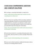 CGSS EXAM COMPREHENSIVE QUESTIONS&NewLine;AND COMPLETE SOLUTIONS