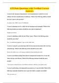 ATI Peds Questions with Verified Correct&NewLine;Answers
