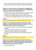 ATI LEADERSHIP RN PROCTORED EXAM - COMPLETE QUESTIONS AND&NewLine;DETAILED SOLUTIONS LATEST UPDATE THIS YEAR JUST RELEASED