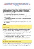 ATI LEADERSHIP RN VERSION 4 PROCTORED NGN EXAM - COMPLETE&NewLine;QUESTIONS AND DETAILED SOLUTIONS LATEST UPDATE THIS YEAR JUST&NewLine;RELEASED