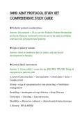 SNHD AEMT PROTOCOL STUDY SET&NewLine;COMPREHENSIVE STUDY GUIDE