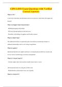 CIPS L4M1 Exam Questions with Verified&NewLine;Correct Answers