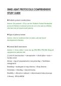 SNHD AEMT PROTOCOLS COMPREHENSIVE&NewLine;STUDY GUIDE&NewLine;