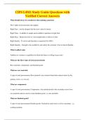 CIPS L4M1 Study Guide Questions with&NewLine;Verified Correct Answers