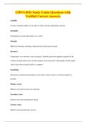 CIPS L4M1 Study Guide Questions with&NewLine;Verified Correct Answers