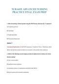 NUR-641E EXAM PACKAGE DEAL 100&percnt; VERIFIED