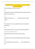CIS105 FINAL Test Questions with Verified&NewLine;Correct Answers