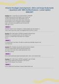 Ontario Paralegal Licensing Exam - Ethics and Scope Study Guide&NewLine;&vert; Questions with 100&percnt; Verified Answers &vert; Latest Update&NewLine;2026&sol;2027&NewLine;