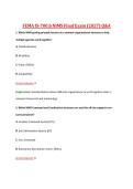 FEMA IS-700&period;b NIMS Final Exam &lpar;2027&rpar; Q&A