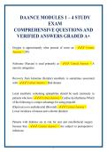 DAANCE &lpar;Dental Anesthesia Assistant National Certification Exam&rpar; Modules 1-4 Study Guide