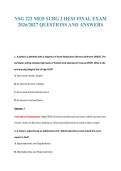 NSG 223 EXAM PACKAGE DEAL 100&percnt; VERIFIED