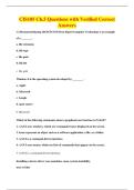 CIS105 Ch&period;5 Questions with Verified Correct&NewLine;Answers