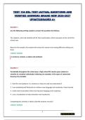 TEST 154 ESL TEST &vert;ACTUAL QUESTIONS AND VERIFIED ANSWERS &vert;BRAND NEW 2026-2027 UPDATE&vert;GRADED A&plus;