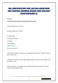 ESL CERTIFICATION TEST &vert;ACTUAL QUESTIONS AND VERIFIED ANSWERS &vert;BRAND NEW 2026-2027 UPDATE&vert;GRADED A&plus;