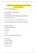 CIS105 Exam 1 Questions with Verified&NewLine;Correct Answers