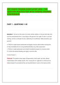 EMT FISDAP TRAUMA EXAM LATEST 2026 &ndash; 100-&NewLine;QUESTION PRACTICE TEST WITH VERIFIED ANSWERS &NewLine;& RATIONALES