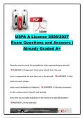 USPA A License 2026&sol;2027 &ndash; 100&plus; Exam Questions & Answers &ndash; Skydiving Safety&comma; Canopy Control&comma; Emergency Procedures&comma; Landing Patterns & Parachute Equipment