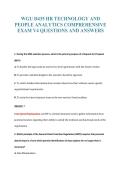 WGU D435 HR TECHNOLOGY AND&NewLine;PEOPLE ANALYTICS COMPREHENSIVE&NewLine;EXAM V4 QUESTIONS AND ANSWERS