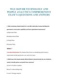 WGU D435 HR TECHNOLOGY AND&NewLine;PEOPLE ANALYTICS COMPREHENSIVE&NewLine;EXAM V4 QUESTIONS AND ANSWERS