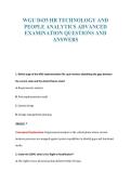 WGU D435 EXAM PACKAGE DEAL 100&percnt; VERIFIED