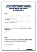 BIOD 210 GENETICS MODULE 5 -PORTAGE LEARNING &vert;ACTUAL QUESTIONS AND VERIFIED ANSWERS &vert;BRAND NEW 2026-2027 UPDATE&vert;GRADED A&plus;