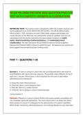 NCLEX-RN EXAM PREVIEW 2026 QUESTION PRACTICE &NewLine;TEST WITH COMPLETE ANSWERS & ELABORATIONS