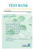 Test bank for Women&rsquo;s Healthcare in Advanced Practice Nursing Third Edition by Ivy M&period; Alexander