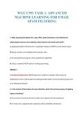 WGU C951 TASK 1&colon; ADVANCED&NewLine;MACHINE LEARNING FOR EMAIL&NewLine;SPAM FILTERING