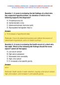 ATI MEDICAL SURGICAL RESPIRATORY - EXAMINATION COMPLETE QUESTIONS AND&NewLine;DETAILED SOLUTIONS LATEST UPDATE THIS YEAR JUST RELEASED
