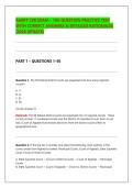 AAERT CER EXAM &ndash; 100-QUESTION PRACTICE TEST &NewLine;WITH CORRECT ANSWERS & DETAILED RATIONALES &NewLine;&lpar;2026 UPDATE&rpar;