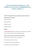WGU D435 HR TECHNOLOGY AND&NewLine;PEOPLE ANALYTICS COMPREHENSIVE&NewLine;STUDY GUIDE V4