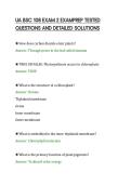 UA BSC 108 EXAM 2 EXAMPREP TESTED&NewLine;QUESTIONS AND DETAILED SOLUTIONS&NewLine;