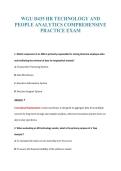 WGU D435 HR TECHNOLOGY AND&NewLine;PEOPLE ANALYTICS COMPREHENSIVE&NewLine;PRACTICE EXAM