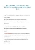 WGU D435 HR TECHNOLOGY AND&NewLine;PEOPLE ANALYTICS COMPREHENSIVE&NewLine;QUIZ