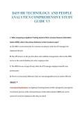 D435 HR TECHNOLOGY AND PEOPLE&NewLine;ANALYTICS COMPREHENSIVE STUDY&NewLine;GUIDE V3