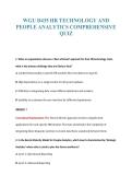 WGU D435 HR TECHNOLOGY AND&NewLine;PEOPLE ANALYTICS COMPREHENSIVE&NewLine;QUIZ