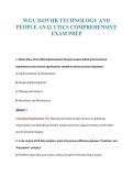 WGU D435 HR TECHNOLOGY AND&NewLine;PEOPLE ANALYTICS COMPREHENSIVE&NewLine;EXAM PREP