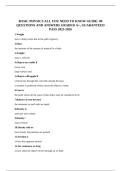 BASIC PHYSICS ALL YOU NEED TO KNOW GUIDE&colon; 80 QUESTIONS AND ANSWERS GRADED A&plus;&comma; GUARANTEED PASS 2025-2026