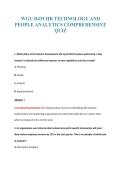WGU D435 HR TECHNOLOGY AND&NewLine;PEOPLE ANALYTICS COMPREHENSIVE&NewLine;QUIZ