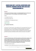 SAEM EXAM SET 1 &vert;ACTUAL QUESTIONS AND VERIFIED ANSWERS &vert;BRAND NEW 2026-2027 UPDATE&vert;GRADED A&plus;