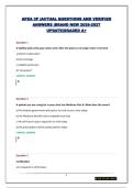 APEA 3P &vert;ACTUAL QUESTIONS AND VERIFIED ANSWERS &vert;BRAND NEW 2026-2027 UPDATE&vert;GRADED A&plus;