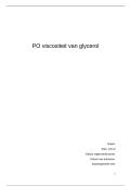 Natuurkunde VWO 6 &ndash; Viscositeit van glycerol &ndash; praktische opdracht met metingen en modelberekeningen