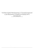 Applied Pathophysiology Test Bank 3rd Edition - Braun & Anderson &lpar;With Rationales&rpar;