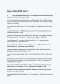 Board Vitals CST Exam 1 Study Guide 2026&sol;2027 &vert; Practice Questions&comma; Answers & Exam Review
