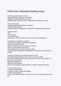 CFRE Exam Relationship Building Study Guide 2026&sol;2027 &vert; Practice Questions & Certification Exam Review