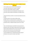 D270 final Test Questions with Verified Correct&NewLine;Answers