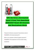 CDC Services Journeyman Level 5 Final Test 2026&sol;2027 &vert; 250&plus; Questions & Answers &vert; OJT&comma; CFETP&comma; Food Service&comma; Fitness&comma; Resource Management&comma; Mortuary Affairs & Deployment