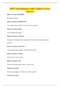 D293 Test Questions with Verified Correct&NewLine;Answers