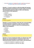 ATI MED SURG RESPIRATORY- EXAMINATION COMPLETE QUESTIONS AND DETAILED&NewLine;SOLUTIONS LATEST UPDATE THIS YEAR JUST RELEASED